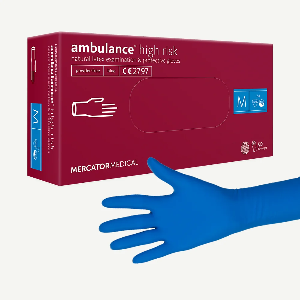 Ambulance high risk a50 M - latex powder-free gloves
