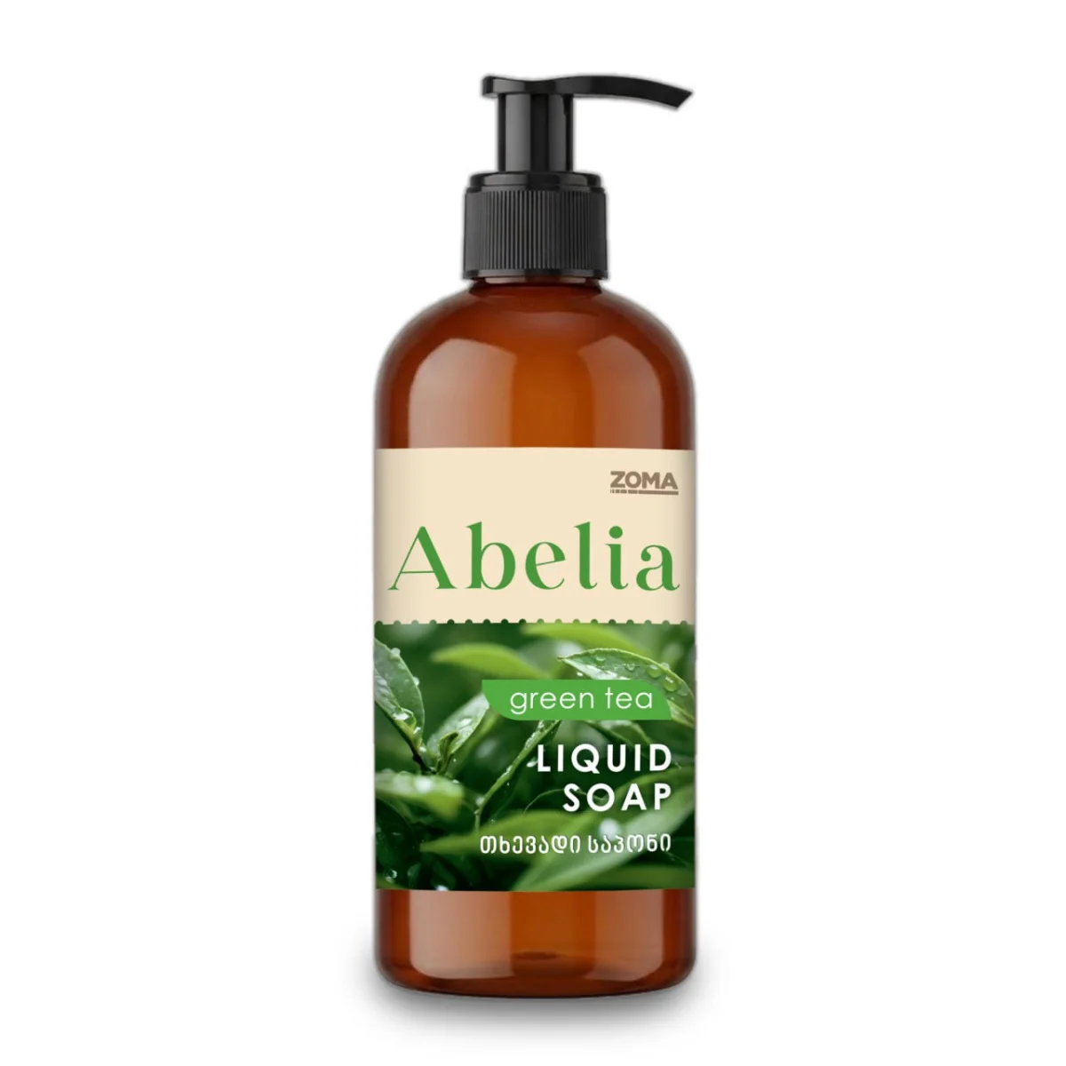 Zoma Abelia Green Tea - თხევადი საპონი  მწვანე ჩაი 400 მლ - zoma5201